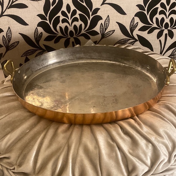 🎀 BENJAMIN & MEDWIN Copper Pan Oval - Gorgeous — serving tray - Picture 3 of 7